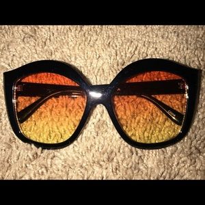 Oversized Ombré Sunglasses